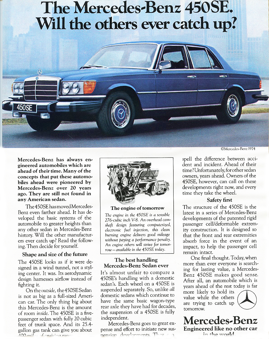 1974 Mercedes-Benz Advertising